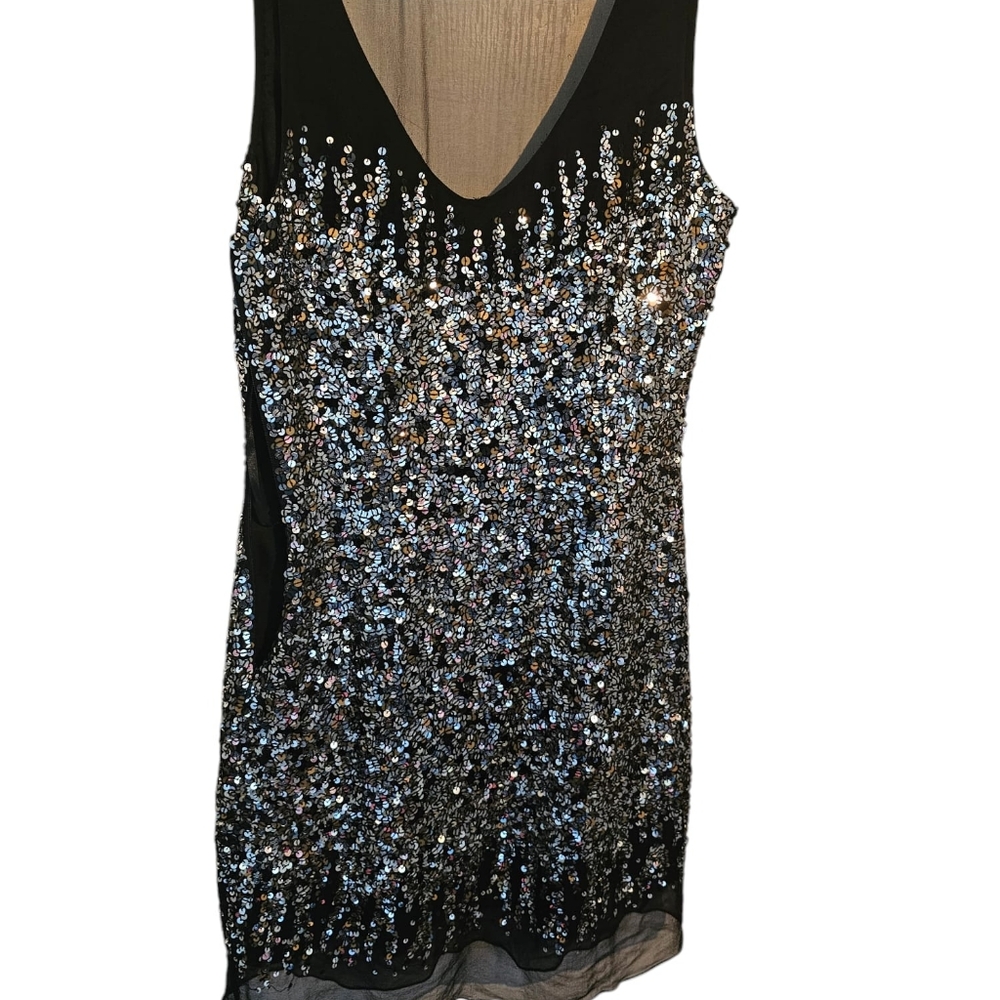 Scala silk dress with ornamentation in very good condition